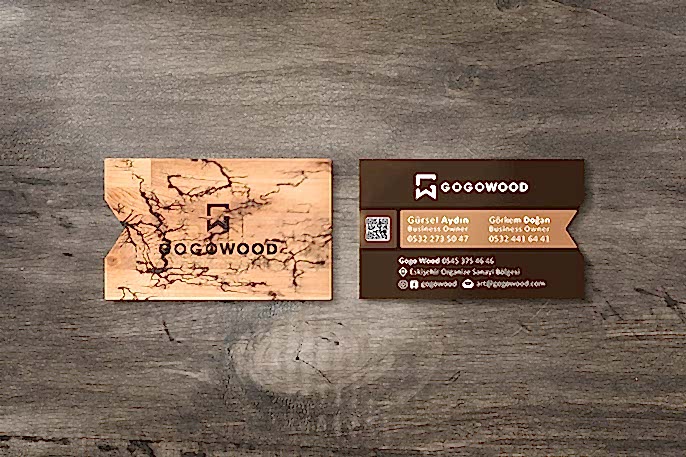 Gogowood Firması  Kartvizit Tasarımı