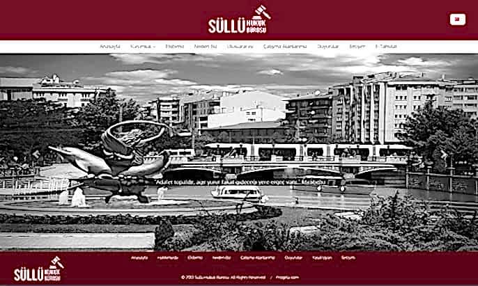 Süllü Hukuk Bürosu Web Tasarımı