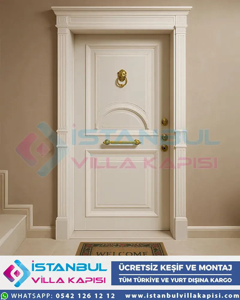 Hypnos-kirik-beyaz-celik-kapi